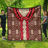 Samoa Siapo Quilt Tapa Pattern Mix Ula Fala Hibiscus - Wonder Print Shop