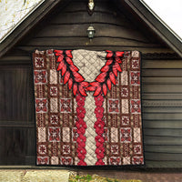 Samoa Siapo Quilt Tapa Pattern Mix Ula Fala Hibiscus - Wonder Print Shop