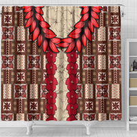 samoa-siapo-shower-curtain-tapa-pattern-mix-ula-fala-hibiscus