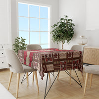 Samoa Siapo Tablecloth Tapa Pattern Mix Ula Fala Hibiscus - Wonder Print Shop