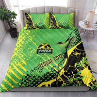 Jamaica Football Bedding Set Come On Reggae Boyz Red-billed streamertail - Wonder Print Shop