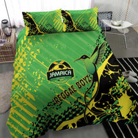 Jamaica Football Bedding Set Come On Reggae Boyz Red-billed streamertail - Wonder Print Shop