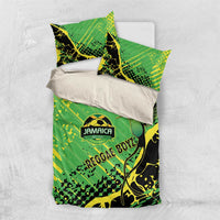 Jamaica Football Bedding Set Come On Reggae Boyz Red-billed streamertail - Wonder Print Shop
