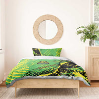 Jamaica Football Bedding Set Come On Reggae Boyz Red-billed streamertail - Wonder Print Shop