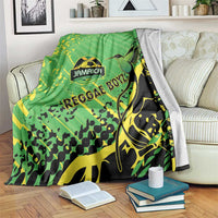 Jamaica Football Blanket Come On Reggae Boyz Red-billed streamertail - Wonder Print Shop