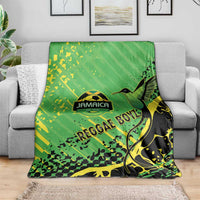 Jamaica Football Blanket Come On Reggae Boyz Red-billed streamertail - Wonder Print Shop