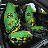 Jamaica Football Car Seat Cover Come On Reggae Boyz Red-billed streamertail - Wonder Print Shop