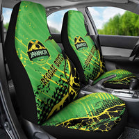Jamaica Football Car Seat Cover Come On Reggae Boyz Red-billed streamertail - Wonder Print Shop