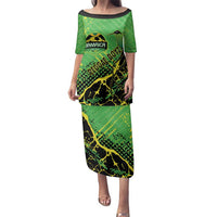 Custom Jamaica Football Family Matching Puletasi and Hawaiian Shirt Come On Reggae Boyz Red-billed streamertail - Wonder Print Shop