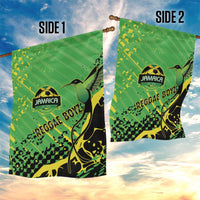 Jamaica Football Garden Flag Come On Reggae Boyz Red-billed streamertail - Wonder Print Shop