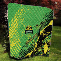 Jamaica Football Quilt Come On Reggae Boyz Red-billed streamertail - Wonder Print Shop
