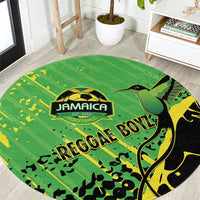 Jamaica Football Round Carpet Come On Reggae Boyz Red-billed streamertail - Wonder Print Shop