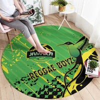 Jamaica Football Round Carpet Come On Reggae Boyz Red-billed streamertail - Wonder Print Shop