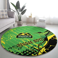 Jamaica Football Round Carpet Come On Reggae Boyz Red-billed streamertail - Wonder Print Shop