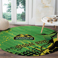 Jamaica Football Round Carpet Come On Reggae Boyz Red-billed streamertail - Wonder Print Shop