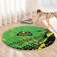 Jamaica Football Round Carpet Come On Reggae Boyz Red-billed streamertail - Wonder Print Shop