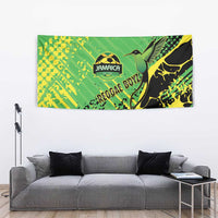 Jamaica Football Tapestry Come On Reggae Boyz Red-billed streamertail - Wonder Print Shop