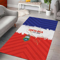 Costa Rica Football Area Rug Map With Los Ticos Sporty Style - Wonder Print Shop
