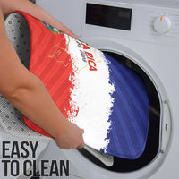 Costa Rica Football Bathroom Set Map With Los Ticos Sporty Style - Wonder Print Shop