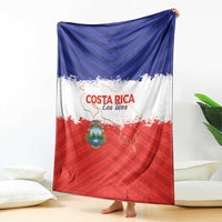 Costa Rica Football Blanket Map With Los Ticos Sporty Style - Wonder Print Shop