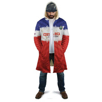 Custom Costa Rica Football Cloak Map With Los Ticos Sporty Style - Wonder Print Shop