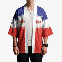 Custom Costa Rica Football Kimono Map With Los Ticos Sporty Style - Wonder Print Shop