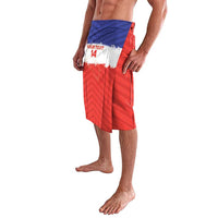 Custom Costa Rica Football Lavalava Map With Los Ticos Sporty Style - Wonder Print Shop