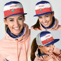 Costa Rica Football Mesh Trucker Cap Map With Los Ticos Sporty Style - Wonder Print Shop