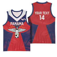 Custom Panama Football Basketball Jersey Los Canaleros Harpy Eagle - Wonder Print Shop