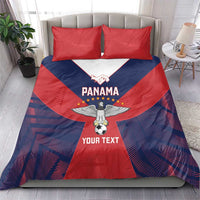Custom Panama Football Bedding Set Los Canaleros Harpy Eagle - Wonder Print Shop