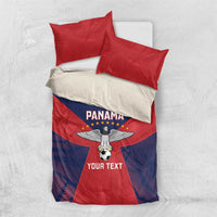 Custom Panama Football Bedding Set Los Canaleros Harpy Eagle - Wonder Print Shop