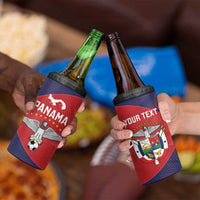 Custom Panama Football 4 in 1 Can Cooler Tumbler Los Canaleros Harpy Eagle - Wonder Print Shop