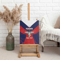 Custom Panama Football Canvas Wall Art Los Canaleros Harpy Eagle - Wonder Print Shop