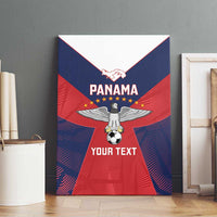 Custom Panama Football Canvas Wall Art Los Canaleros Harpy Eagle - Wonder Print Shop