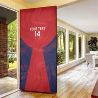 Custom Panama Football Door Cover Los Canaleros Harpy Eagle - Wonder Print Shop