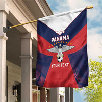 Custom Panama Football Garden Flag Los Canaleros Harpy Eagle - Wonder Print Shop