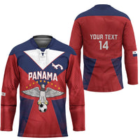 Custom Panama Football Hockey Jersey Los Canaleros Harpy Eagle - Wonder Print Shop