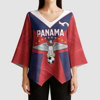 Custom Panama Football Kimono Sleeve Blouse Los Canaleros Harpy Eagle - Wonder Print Shop