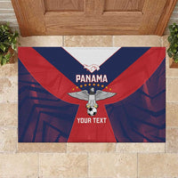 Custom Panama Football Rubber Doormat Los Canaleros Harpy Eagle - Wonder Print Shop