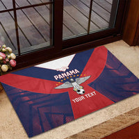 Custom Panama Football Rubber Doormat Los Canaleros Harpy Eagle - Wonder Print Shop