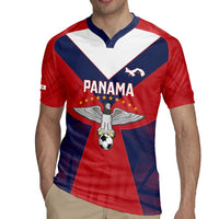 Custom Panama Football Rugby Jersey Los Canaleros Harpy Eagle - Wonder Print Shop