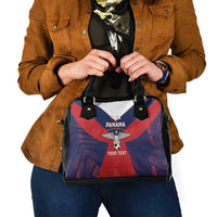 Custom Panama Football Shoulder Handbag Los Canaleros Harpy Eagle - Wonder Print Shop