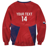 Custom Panama Football Sweatshirt Los Canaleros Harpy Eagle - Wonder Print Shop