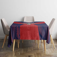 Custom Panama Football Tablecloth Los Canaleros Harpy Eagle - Wonder Print Shop