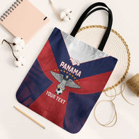 Custom Panama Football Tote Bag Los Canaleros Harpy Eagle - Wonder Print Shop