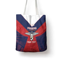 Custom Panama Football Tote Bag Los Canaleros Harpy Eagle - Wonder Print Shop