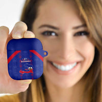 Haiti Football AirPods Case Les Grenadiers Veve Vodou Blue - Wonder Print Shop