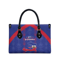 Haiti Football Leather Bag Les Grenadiers Veve Vodou Blue - Wonder Print Shop