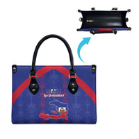 Haiti Football Leather Bag Les Grenadiers Veve Vodou Blue - Wonder Print Shop