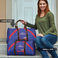 Haiti Football Travel Bag Les Grenadiers Veve Vodou Blue - Wonder Print Shop